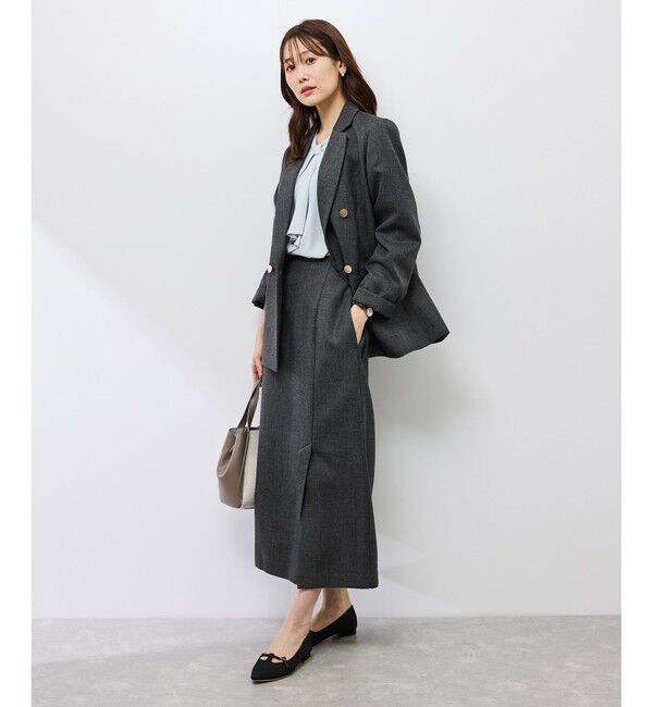 Rope&rsquo;Picnic「スリートーンツイードスカート/セットアップ対応」|スカート|