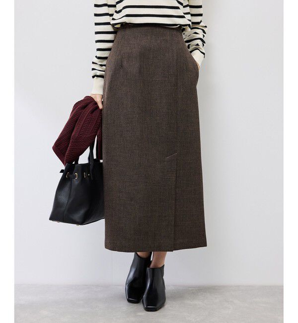 Rope&rsquo;Picnic「スリートーンツイードスカート/セットアップ対応」|スカート|