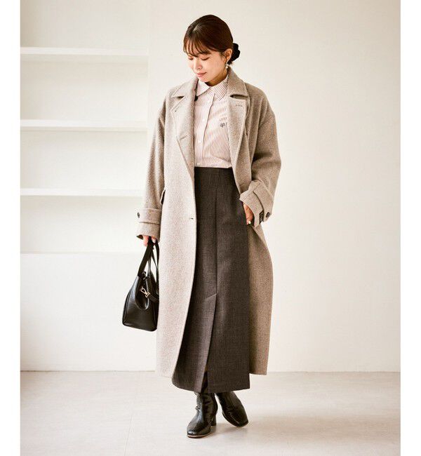 Rope&rsquo;Picnic「スリートーンツイードスカート/セットアップ対応」|スカート|