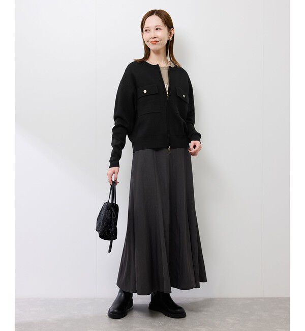 Rope&rsquo;Picnic「【WEB限定】ミラノリブダブルジップニットカーディガン」|カーディガン|