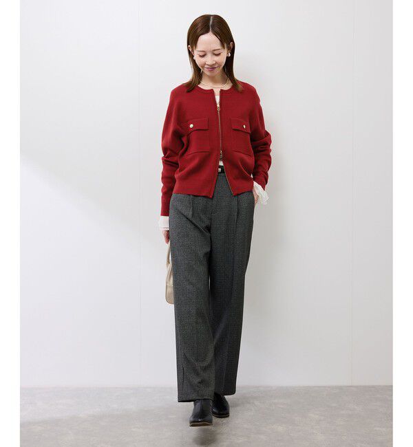 Rope&rsquo;Picnic「【WEB限定】ミラノリブダブルジップニットカーディガン」|カーディガン|