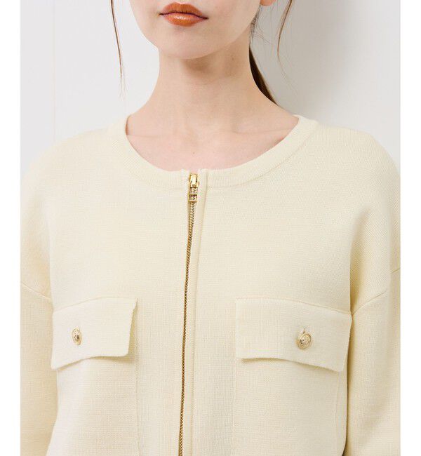 Rope&rsquo;Picnic「【WEB限定】ミラノリブダブルジップニットカーディガン」|カーディガン|