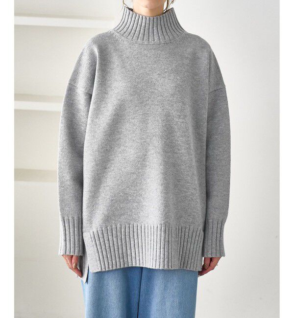 Rope&rsquo;Picnic「【WEB限定】サイドスリットニットプルオーバー/イージーケア」|ニット・セーター|