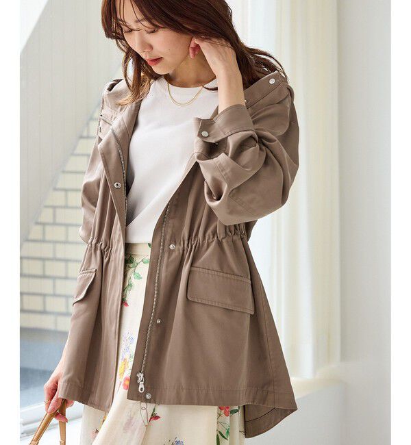 Rope&rsquo;Picnic「ミドル丈マウンテンパーカー スプリングコート/花粉ガード・撥水」|その他|