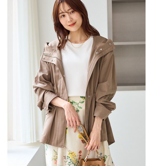 Rope&rsquo;Picnic「ミドル丈マウンテンパーカー スプリングコート/花粉ガード・撥水」|その他|