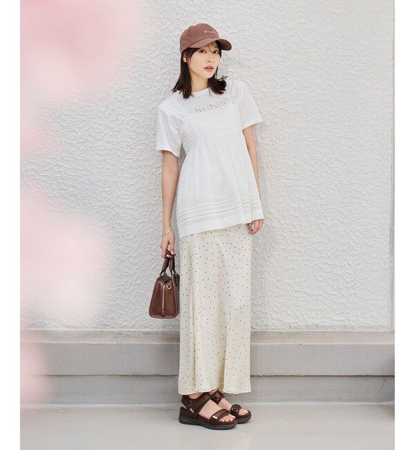 Rope&rsquo;Picnic「お着軽シャツシリーズ シアーレイヤードキャミソールブラウス/接触冷感・通気性」|シャツ・ブラウス|