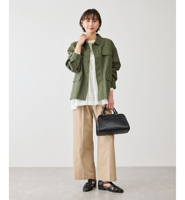 Rope&rsquo;Picnic「お着軽シャツシリーズ シアーレイヤードキャミソールブラウス/接触冷感・通気性」|シャツ・ブラウス|