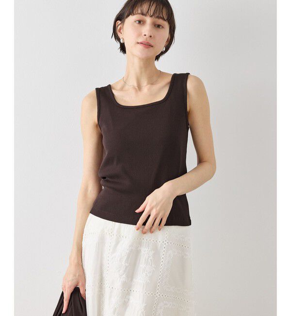 Rope&rsquo;Picnic「【2点セット】配色デザインカーディガン&インナーアンサンブル/イージーケア」|カーディガン|