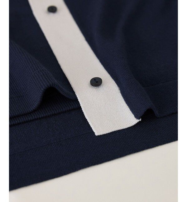 Rope&rsquo;Picnic「【2点セット】配色デザインカーディガン&インナーアンサンブル/イージーケア」|カーディガン|