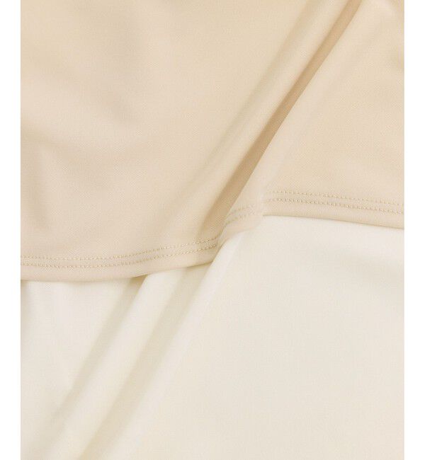 ADAM ET ROPE'「バイカラーエラスティックスカート」|スカート|