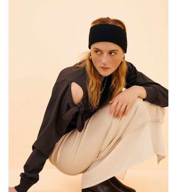 ADAM ET ROPE'「バイカラーエラスティックスカート」|スカート|