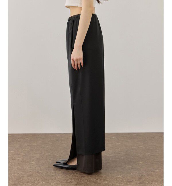 ADAM ET ROPE'「バイカラーエラスティックスカート」|スカート|