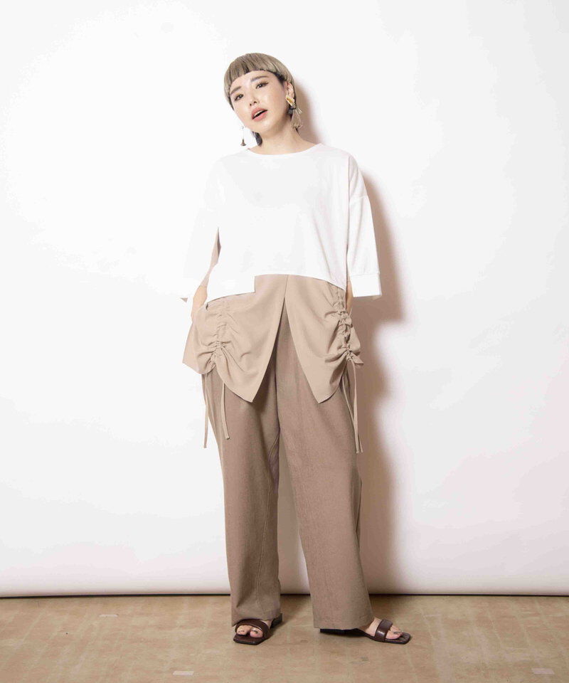  「ボタンアレンジパンツ」|その他|