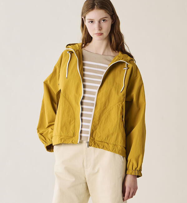 ORCIVAL「ORCIVAL | ナイロンタフタ ジップアップマウンテンジャケット WOMEN」|テーラードジャケット|MUSTARD