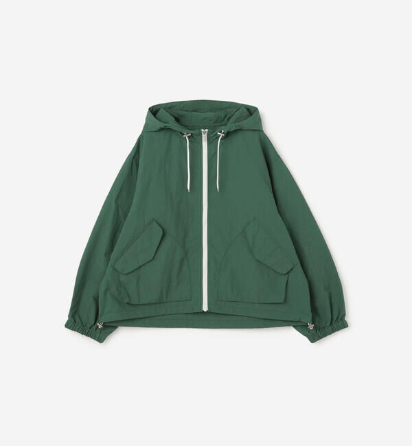 ORCIVAL「ORCIVAL | ナイロンタフタ ジップアップマウンテンジャケット WOMEN」|テーラードジャケット|GREEN