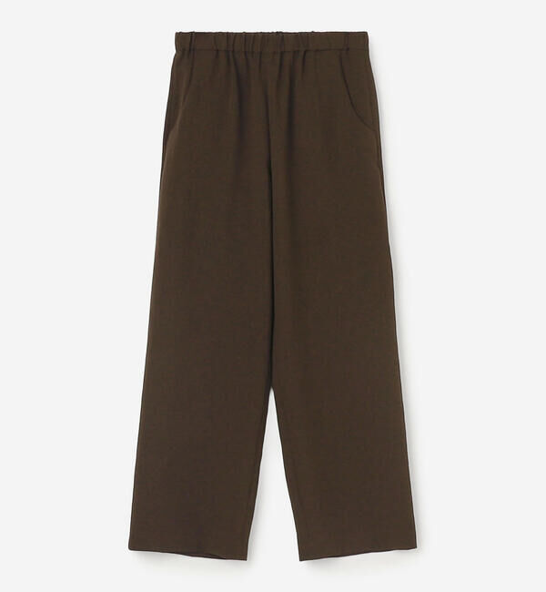 Morris & Sons「MORRIS & SONS | ポリエステルダブルクロス ワイドイージーパンツ WOMEN」|チノ|