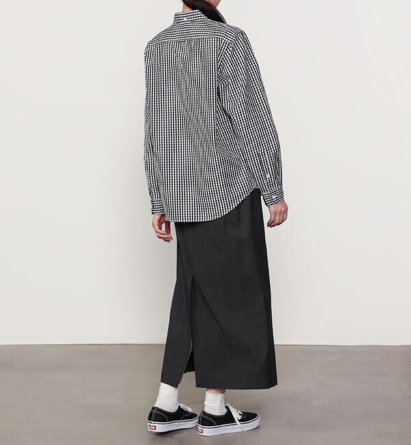 GYMPHLEX「Gymphlex | 長袖 ボタンダウンシャツ GINGHAM WOMEN」|シャツ・ブラウス|