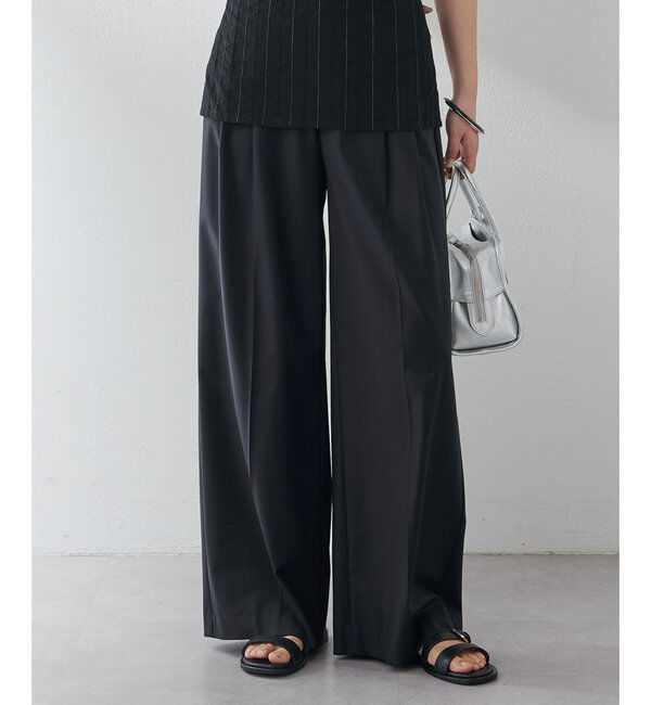 Drawing Numbers「【Drawing Numbers】センタープレスワイドパンツ」|チノ|