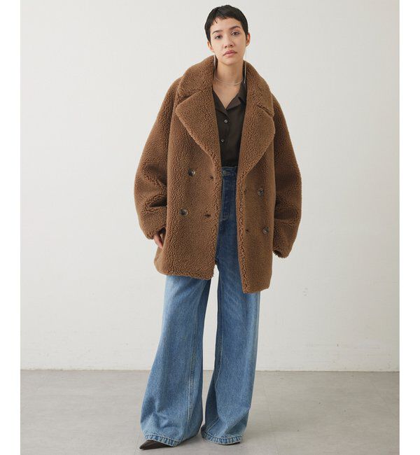 THE PAUSE「【THE PAUSE】ボアダブルコート」|その他|