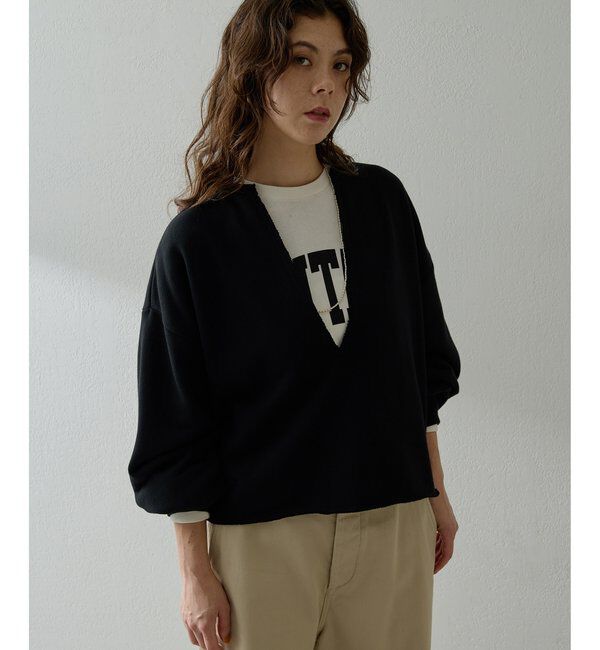  「スウェットVネックプルオーバー２」|Tシャツ・カットソー|