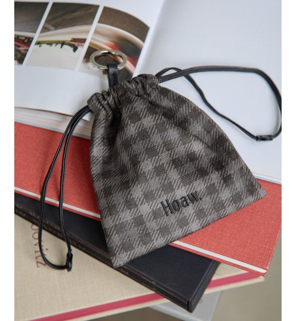 Hoaw.「【Hoaw.&times;Sampoコラボアイテム】 巾着」|トートバッグ|グレー