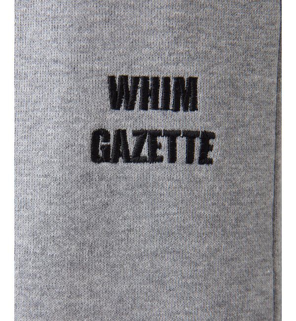  「ロゴ裏毛ワイドパンツ」|チノ|