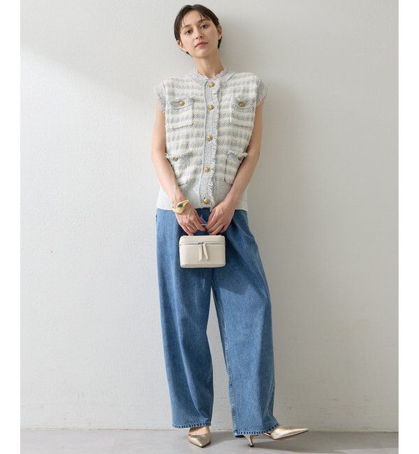  「ラップデニムパンツ」|デニム|