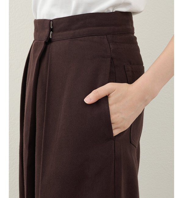  「ラップデニムパンツ」|デニム|