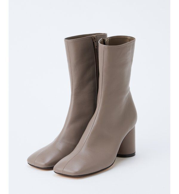 Hoaw.「【Hoaw.】スクエアショートブーツ」|ショートブーツ|