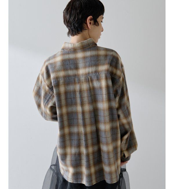  「シャギーチェックシャツ」|シャツ・ブラウス|