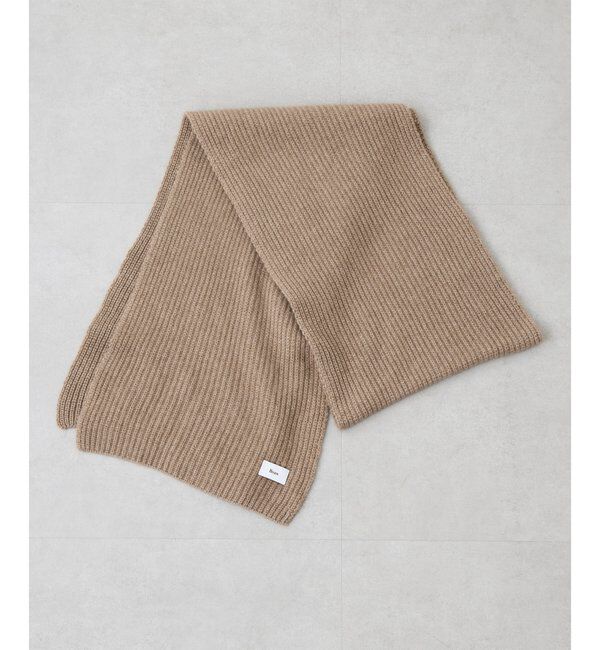 Hoaw.「【Hoaw.】カシミヤリブストール」|マフラー|