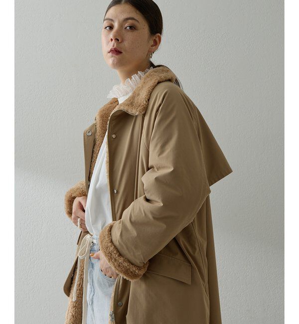  「リバーシブルボアコート」|その他|