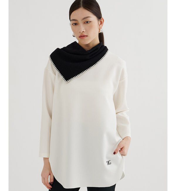  「刺繍ジョーゼットプルオーバー」|シャツ・ブラウス|