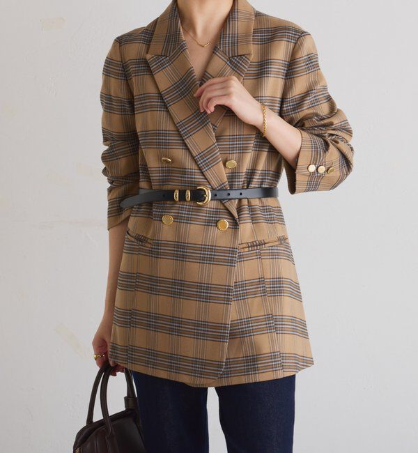  「ウールライクダブルジャケット」|デニムジャケット|