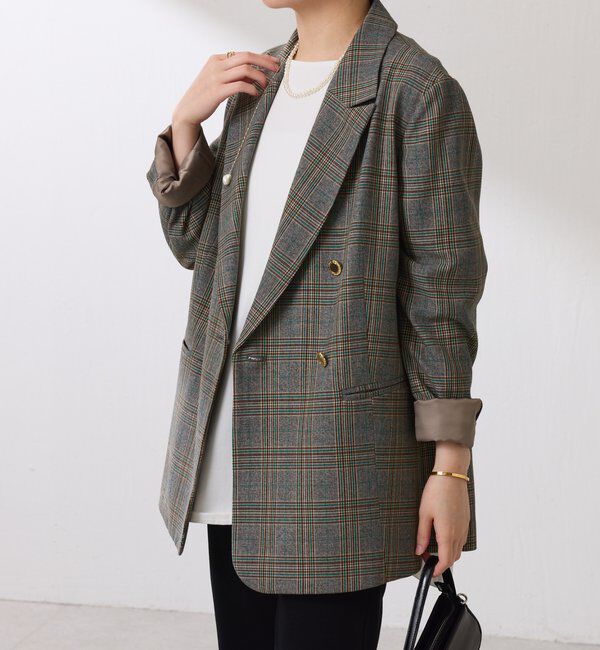  「ウールライクダブルジャケット」|デニムジャケット|