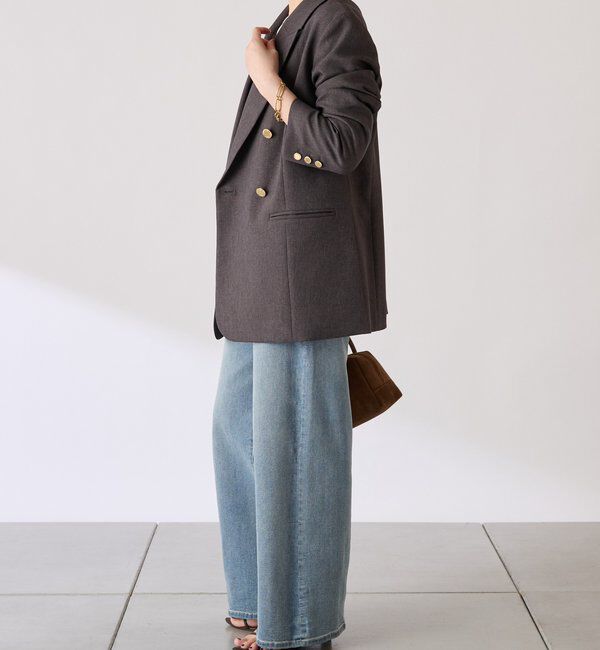  「ウールライクダブルジャケット」|デニムジャケット|