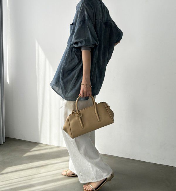  「袖リブシアーデニムシャツ」|シャツ・ブラウス|