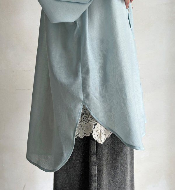  「GOLDボタンVVシャツ」|シャツ・ブラウス|