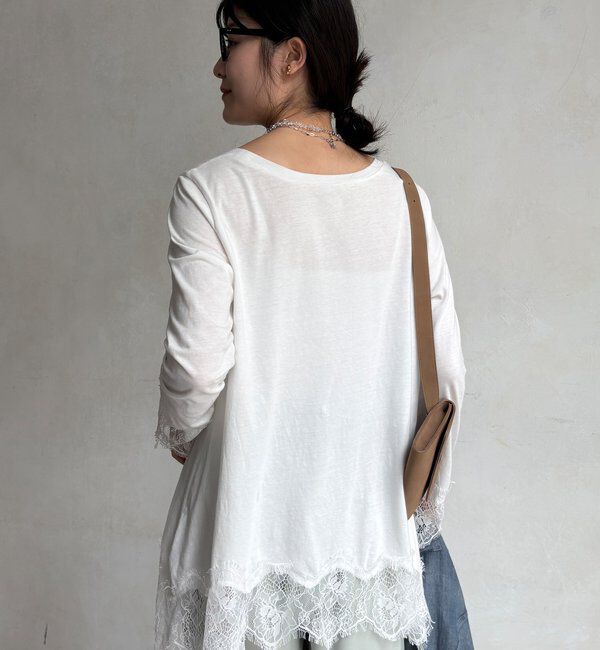  「ヘムレースロンTEE」|Tシャツ・カットソー|