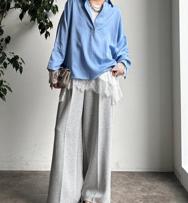  「ヘムレースロンTEE」|Tシャツ・カットソー|