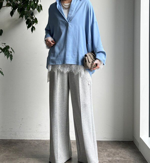  「ヘムレースロンTEE」|Tシャツ・カットソー|