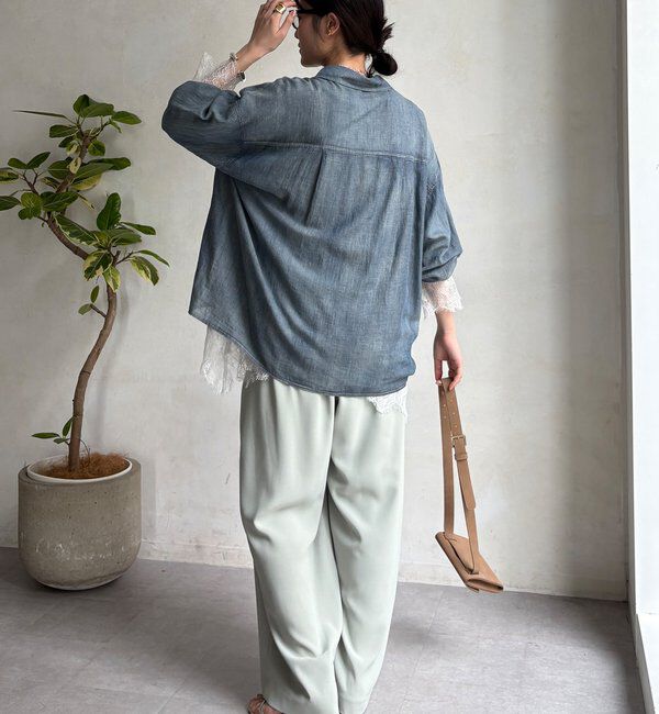  「ヘムレースロンTEE」|Tシャツ・カットソー|