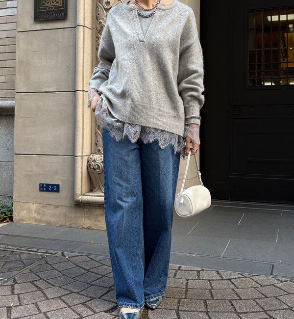  「ヘムレースロンTEE」|Tシャツ・カットソー|