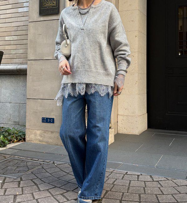  「ヘムレースロンTEE」|Tシャツ・カットソー|