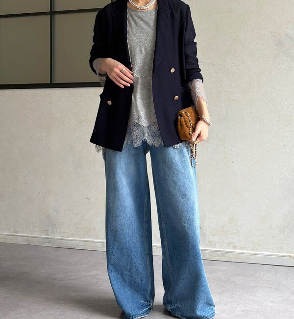  「ヘムレースロンTEE」|Tシャツ・カットソー|