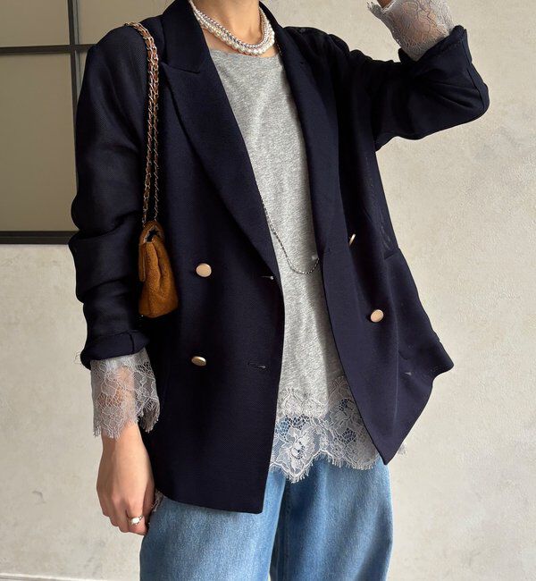  「ヘムレースロンTEE」|Tシャツ・カットソー|