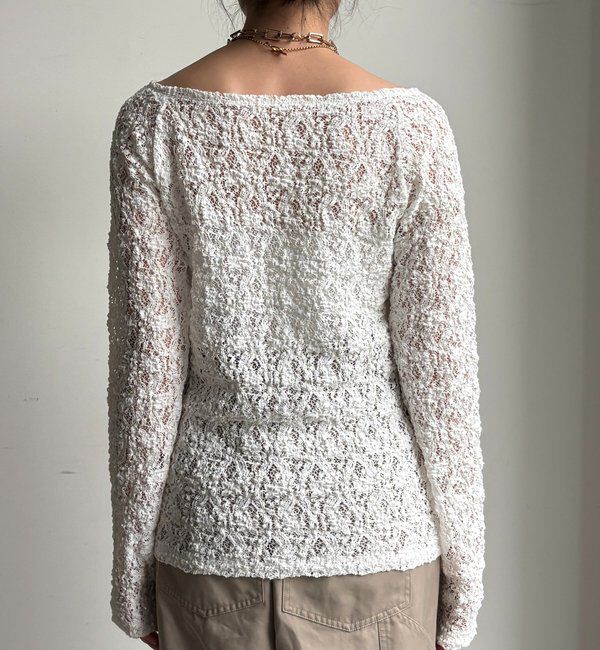  「レースオフショル」|Tシャツ・カットソー|