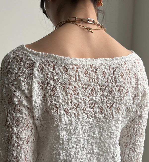  「レースオフショル」|Tシャツ・カットソー|