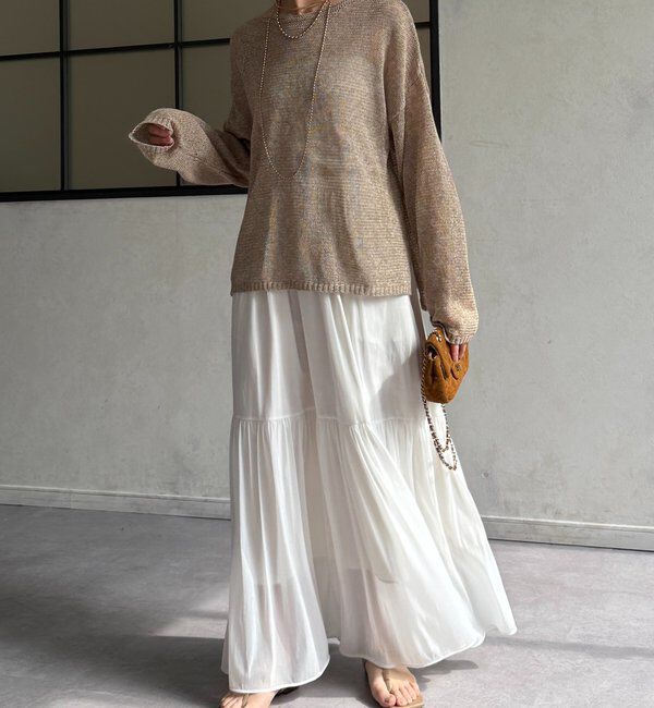  「メランジプルオーバー」|ニット・セーター|