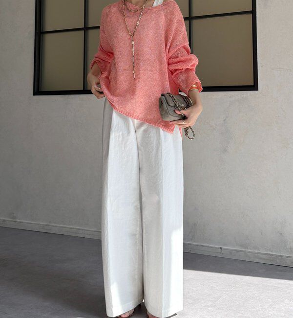  「メランジプルオーバー」|ニット・セーター|